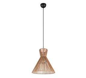 Lampa griesti Reality Rosalie, E27, 1 x 28 W, brūna krās. / melna krās.