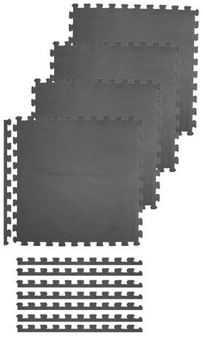 Trenažööri alusmatt Spokey Scrab, 61 cm x 61 cm x 1.2 cm, 4 tk