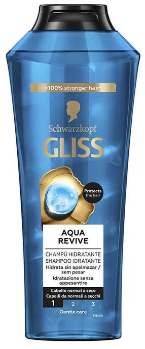 Šampoon Schwarzkopf Gliss Aqua Revive, 400 ml
