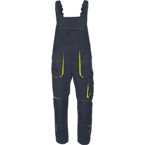 Darba puskombinezons vīriešu Cerva Emerton Stretch, melna krās./dzeltena krās., 50 izmērs
