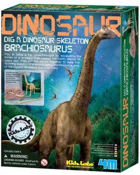 Набор исследователя 4M Dinosaur, коричневый цв.