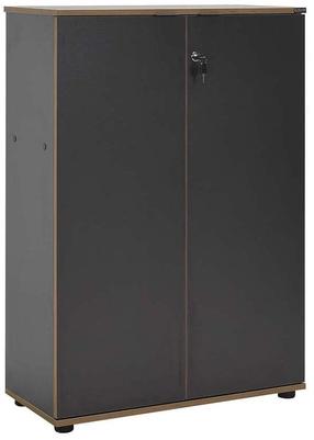 Grāmatu plaukts Kalune Design RKT-332-AX-1, melna krās., 109 cm x 34 cm x 72 cm