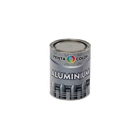 Emaliniai dažai, metalo konkstrukcijoms, apsaugant nuo korozijos Pentacolor Aliuminium, blizgus, 0.9 l, sidabro sp.
