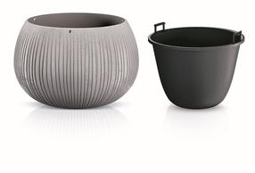 Lillepott Prosperplast 5905197265919, plastik, Ø 29 cm, hall v.