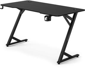 Arvutimängulaud SENSE7 Vamo, 140 cm x 70 cm, 76 cm, must v.