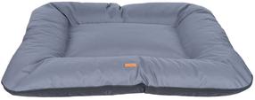 Кровать для животных Amiplay Waterproof ZipClean, серый цв., 82x66x10 см