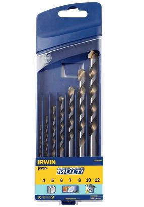 Grąžtų komplektas Irwin Cordless Multi, medienai/metalas, sraigtinis, cilindrinis, 4 mm
