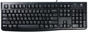 Juhtmega arvutiklaviatuur Logitech K120, EN/RU, must v.