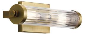 Lampa sienas Elstead Lighting Azores, E14, 2 x 40 W, caurspīdīga krās. / bronzas krās.