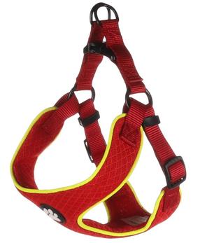 Шлейки для собак Flamingo Step & Go Tasha, красный цв., 450 - 500 мм x 12 мм, XS
