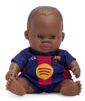 Lelle - jaundzimušais Miniland FC Barcelona African, 21 cm, zila krās.