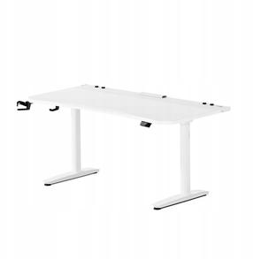 Компьютерный стол регулируемая высота Diablo Chairs X-Forge 1600, 160 см x 70 см, 73 - 120 см, белый цв.