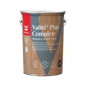 Medienos impregnantas Tikkurila Valtti Plus Complete, tamsiai ruda sp., 5 l