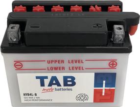 Motocikla akumulators TAB, 12 V, 4 Ah, 56 A