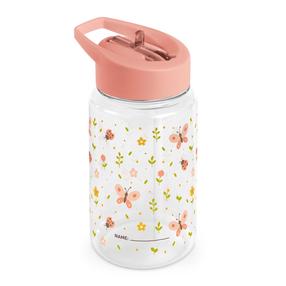 Laste pudel Miniland Kiddie Butterfly, 450 ml, 6+ kuud, tritaan, roosa v.