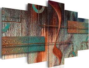 Akrilo stiklo reprodukcija Artgeist Abstract Melody, 40 cm x 100 cm