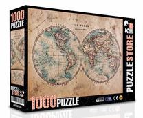 Dėlionė Mioli Decor The World 384RYN1101, 50 cm x 70 cm, 1000 vnt., įvairių spalvų