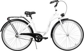 Jalgratas linna- Azimut City Lux, 28 ", valge v./must v.
