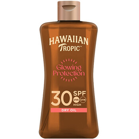 Масло для ухода за загаром для тела Hawaiian Tropic Glowing Protection SPF30, 100 мл