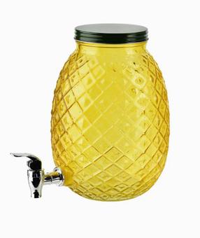 Indas su kraneliu Mondex Pakiet HTIA6180, stiklas, 4 l