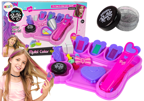 Matu krāsošanas komplekts Lean Toys Multi Color Hairstyle