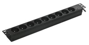 Pikendusjuhe A-Lan PZ091U3M, 3 m, 9 pesa, lülitiga, must v.
