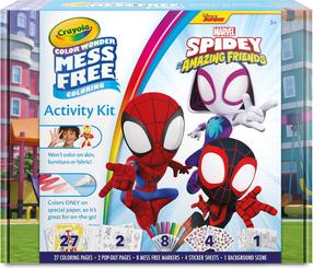 Krāsošanas komplekts Crayola Spidey Color Wonder, daudzkrāsaina
