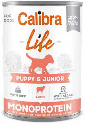 Влажный корм для собак Calibra Life Lamb & Rice, баранина, 0.4 кг