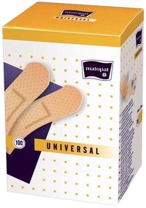 Plāksteris Matopat Universal, 100 gab.