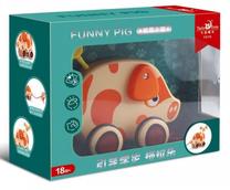 Lavinimo žaislas Funny Pig, oranžinė sp.