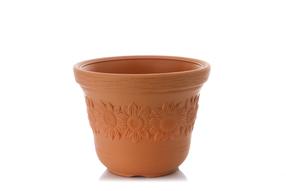 Gėlių vazonas Prosperplast D40H30, plastikinis, Ø 40 cm, ruda sp.