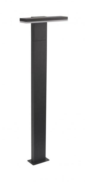 Pastatomas lauko šviestuvas Su-Ma Fler, 10W, LED, IP54, pilka sp., 24 cm x 78 cm