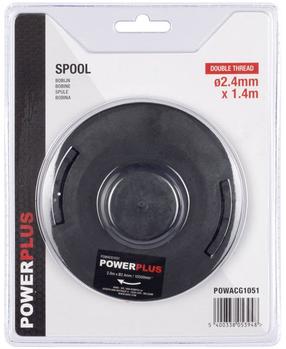 Катушка с тросом Powerplus, черный цв.