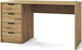Rašomasis stalas su stalčiais Barold, 120 cm x 60 cm, 75 cm, medžio sp.