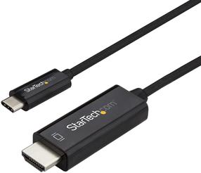 Adapteris StarTech USB C to HDMI USB Type-C, HDMI, 1 m, juoda sp.