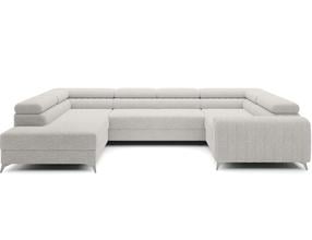 Modulinė sofa Louis Royal 01, balta sp., dešininė, 202 x 347 cm x 92 cm