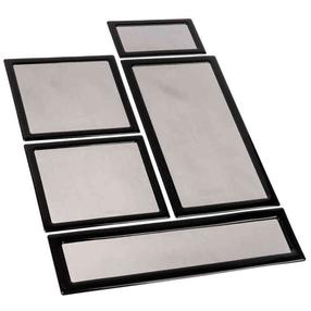 Деталь корпуса, комплект пылевых фильтров DEMCiflex Dust Filter Set for Lian Li TU150 Mini ITX, черный цв.