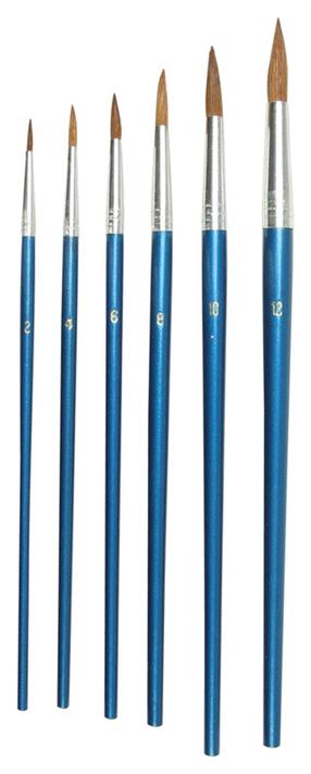 Pintsel Centrum 80656, sünteetilised, 6 tk