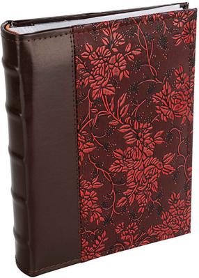 Альбом для фотографий Victoria Collection B 10x15/200M Flower-2, красный цв.