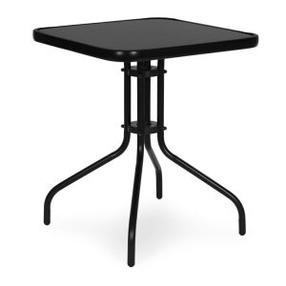 Lauko stalas MultiGarden Square, juoda sp., 60 cm x 60 cm x 71 cm
