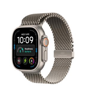 Смарт-часы Apple Watch Ultra 4 GPS + Cellular 49mm MJA84ET/A, корпус из титана natural с ремешком natural titanium milanese loop - S