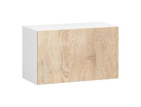 Viršutinė virtuvinė spintelė Akord Lima W60OK, balta/sonoma ąžuolo, 30 cm x 60 cm x 29 cm