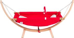 Vaikiška lova viengulė Kalune Design Fethiye, raudona, be patalynės dėžės, be čiužinio