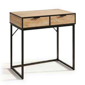 Konsoollaud Akord Elano 2, metallik hall v./craft oak, 35 cm x 80 cm x 80 cm