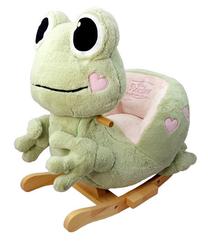 Supamas žaislas Gerardo's Toys Little Rocker With Music Frog, pliušas, žalia sp.