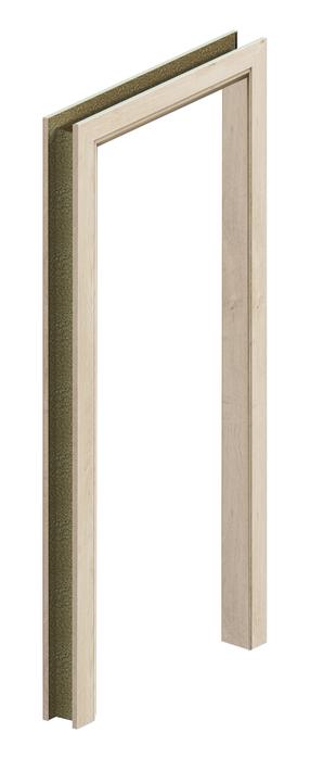 Durvju aploda Domoletti, 210.8 cm x 78.6 cm x 12 cm, kreisais, skandināvu ozola krās.