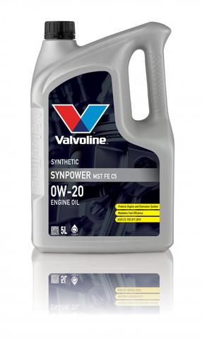 Motoreļļa Valvoline SynPower MST FE C5 0W - 20, sintētiskais, 5 l