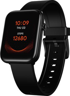 Viedais pulkstenis Mobvoi TicWatch GTH, melns krās.