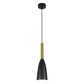 Светильник навесной Light Prestige Solin LP-181/1P BK/GD, E27, 1 x 60 Вт, золотой цв./черный цв. / черный цв.