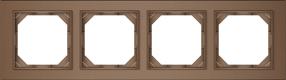 Keturvietis rėmelis Vilma QR1000 FIT LINE R04, mocha sp. 4 vt.